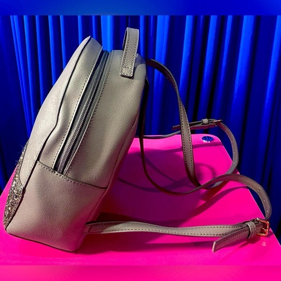 KATE SPADE Dark Beige and 1/4 Glitter Backpack, NWOT - Picture 16 of 16